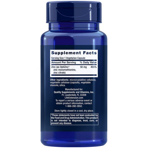 Zinc 90 Capsules-Life Extension-Matakana Pharmacy